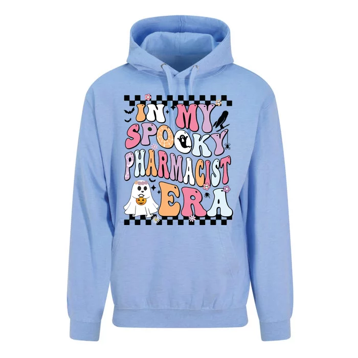 In My Spooky Pharmacist Era Halloween Spooky Ghost Groovy Unisex Surf Hoodie