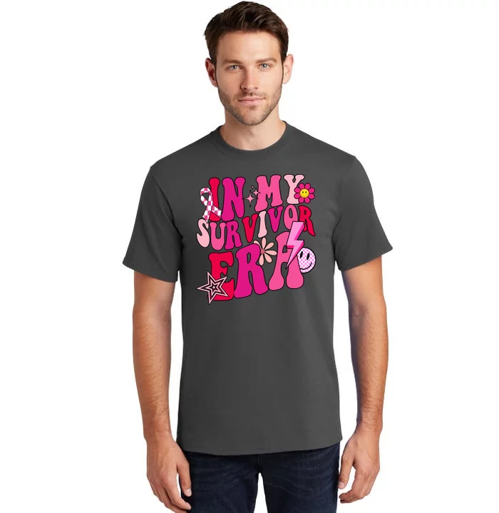 In My Survivor Era Breast Cancer Awareness Tall T-Shirt