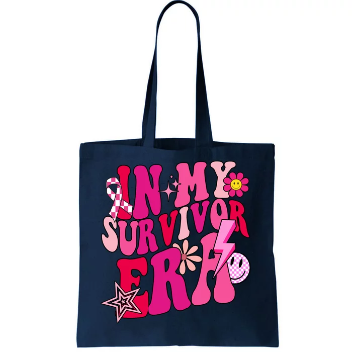 In My Survivor Era Breast Cancer Awareness Tote Bag