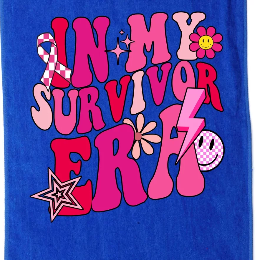 In My Survivor Era Breast Cancer Awareness Platinum Collection Golf Towel