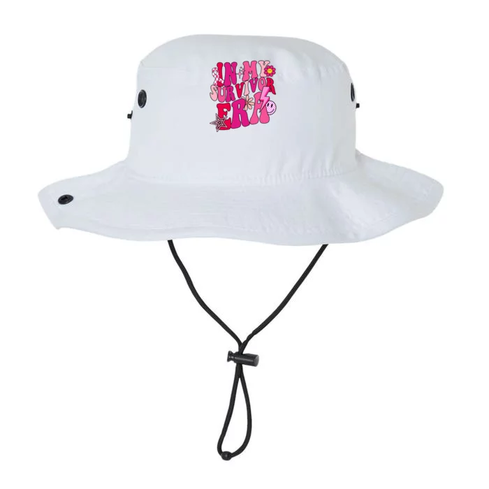 In My Survivor Era Breast Cancer Awareness Legacy Cool Fit Booney Bucket Hat