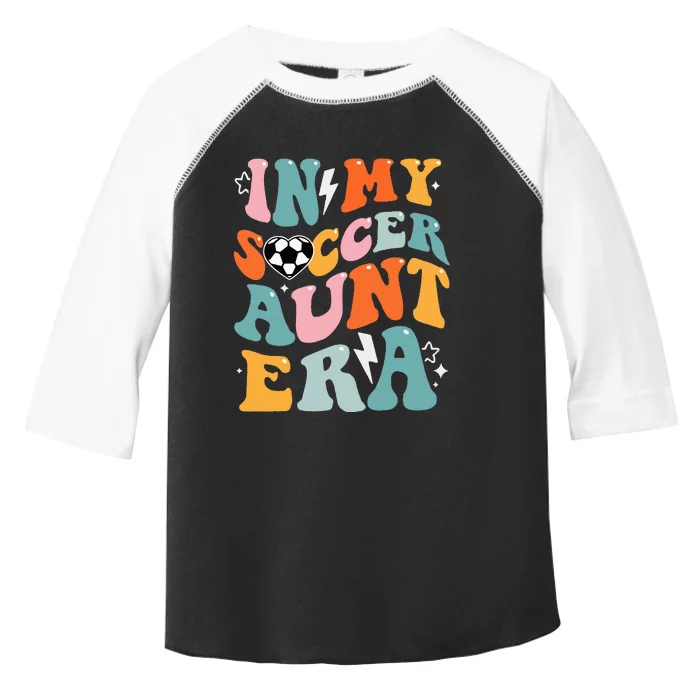 In My Soccer Aunt Era Funny Soccer Toddler Fine Jersey T-Shirt