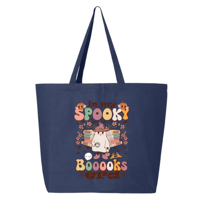 In My Spooky Boooooks Era Ghost Reading Books Halloween Gift 25L Jumbo Tote