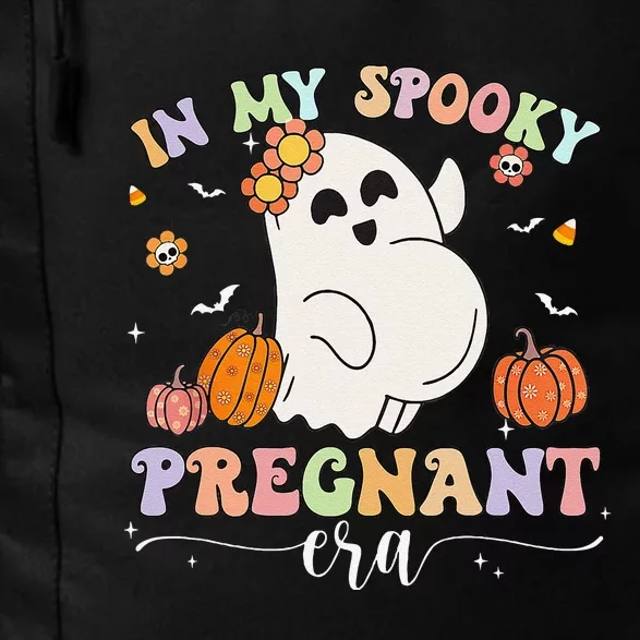 In My Spooky Pregnant Era Ghost Halloween Pregnant Mom Women Gift Daily Commute Backpack