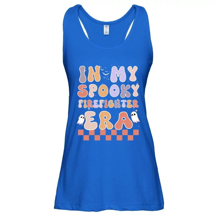 In My Spooky Firefighter Era Ghost Halloween Retro Cute Gift Ladies Essential Flowy Tank