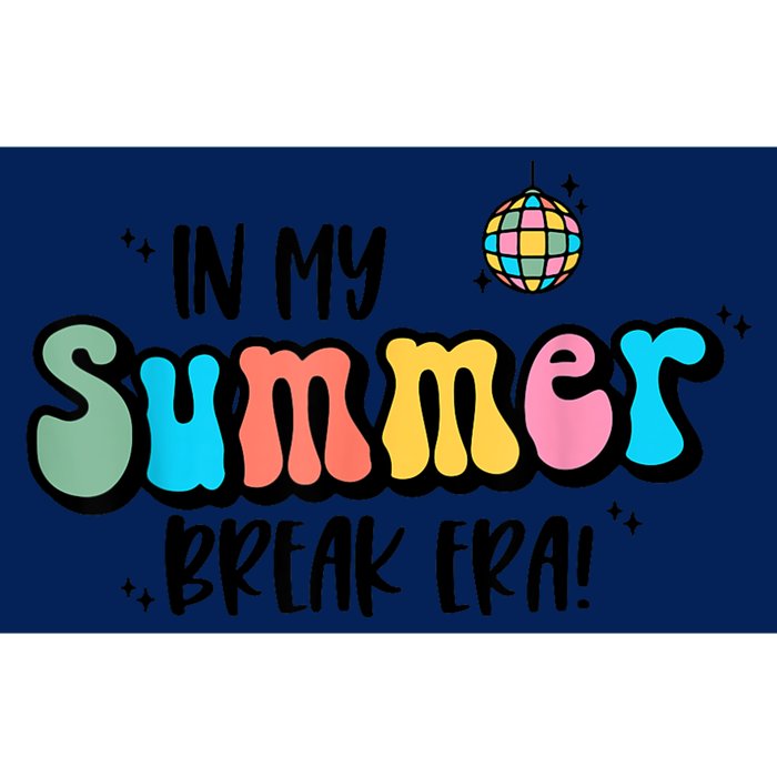 In My Summer Break Era Retro Last Day Of School Teacher Bumper Sticker