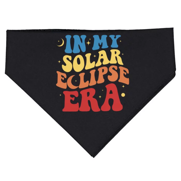 In My Solar Eclipse Era Groovy Retro USA-Made Doggie Bandana