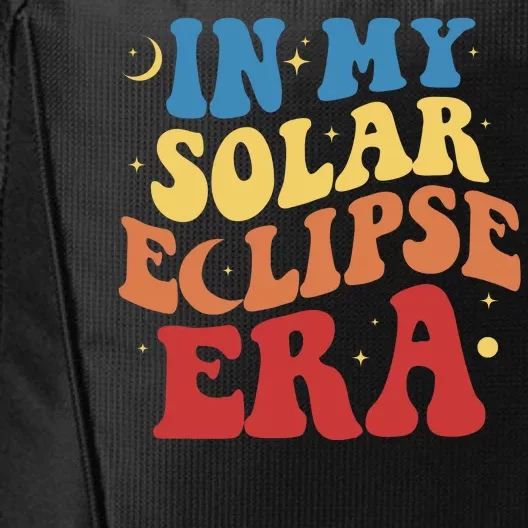 In My Solar Eclipse Era Groovy Retro City Backpack