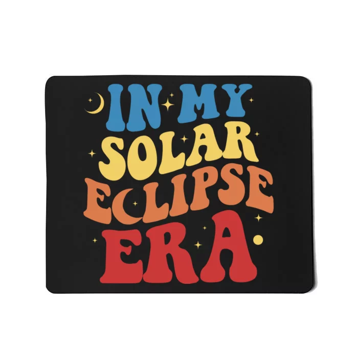 In My Solar Eclipse Era Groovy Retro Mousepad