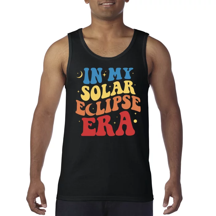 In My Solar Eclipse Era Groovy Retro Tank Top