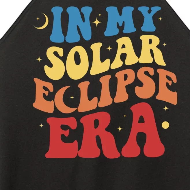 In My Solar Eclipse Era Groovy Retro Women’s Perfect Tri Rocker Tank