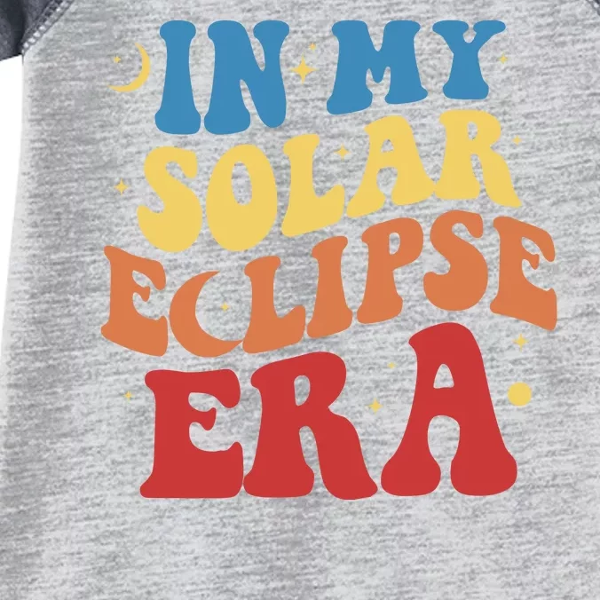 In My Solar Eclipse Era Groovy Retro Infant Baby Jersey Bodysuit