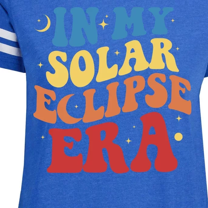 In My Solar Eclipse Era Groovy Retro Enza Ladies Jersey Football T-Shirt