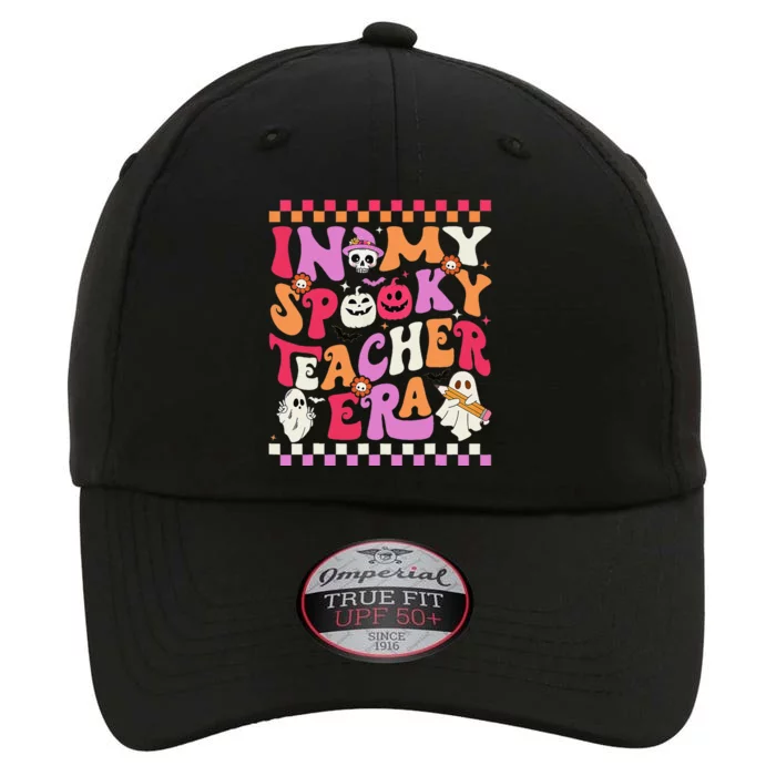 In My Spooky Teacher Era Groovy Ghost Teacher Halloween Gift The Original Performance Cap