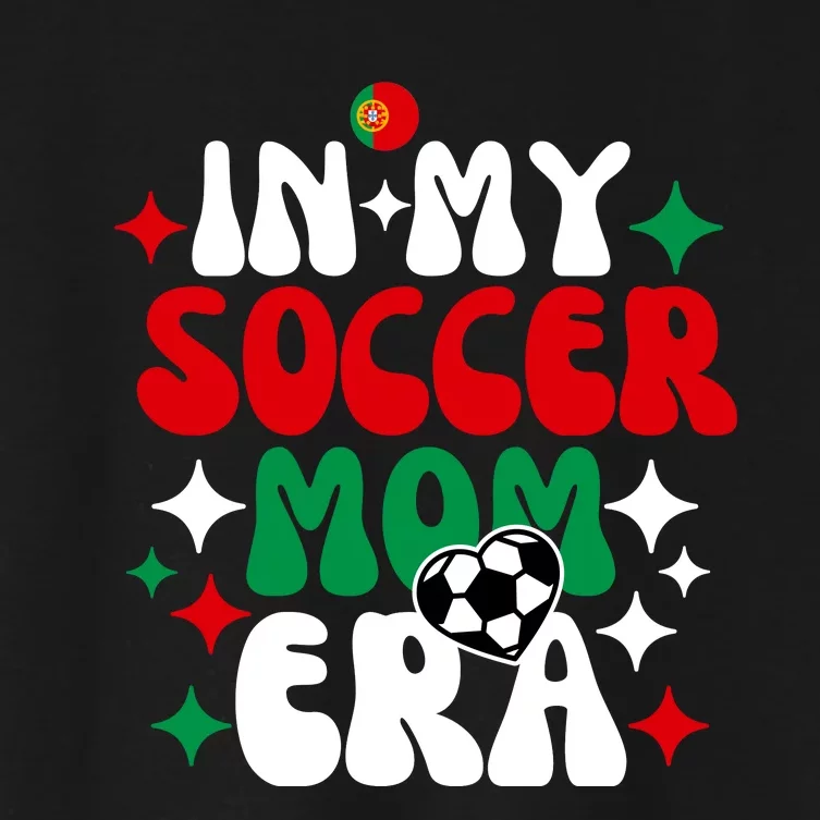 In My Soccer Mom Era Women's Crop Top Tee