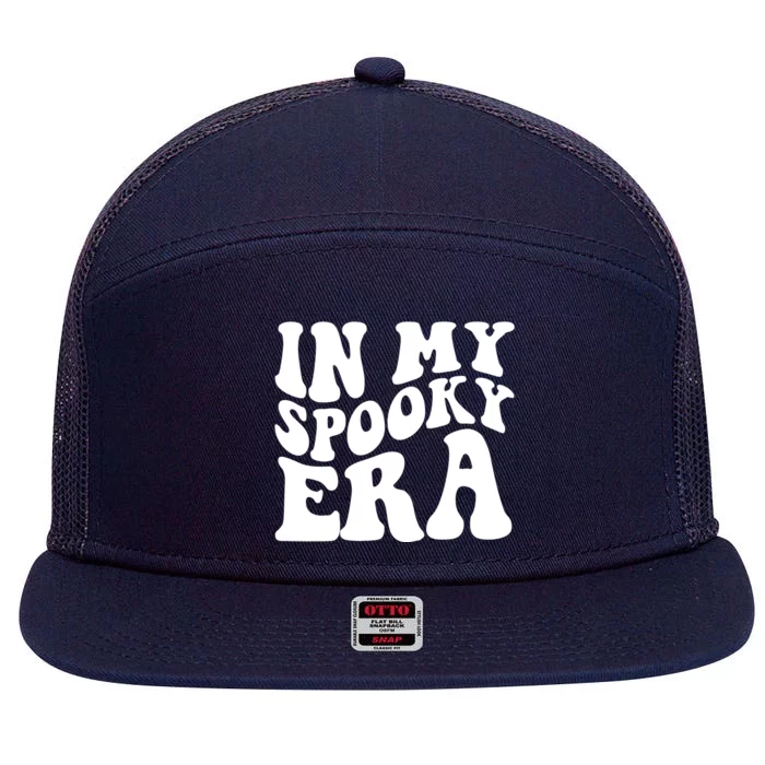 In My Spooky Era Halloween Lover 7 Panel Mesh Trucker Snapback Hat