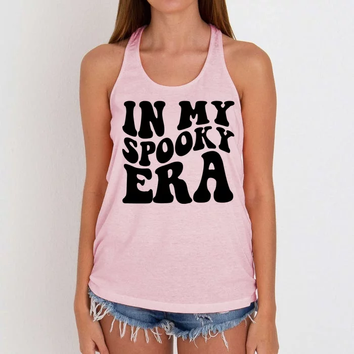 In My Spooky Era Halloween Lover Women's Knotted Racerback Tank