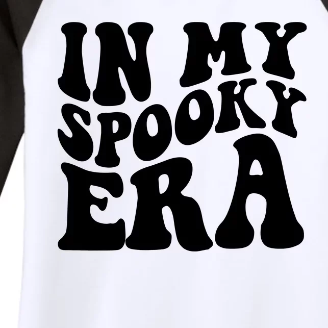 In My Spooky Era Halloween Lover Women's Tri-Blend 3/4-Sleeve Raglan Shirt