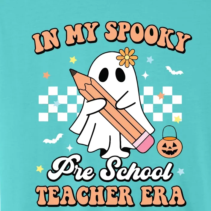 In My Spooky Pre School Teacher Era Cute Ghost Halloween ChromaSoft Performance T-Shirt