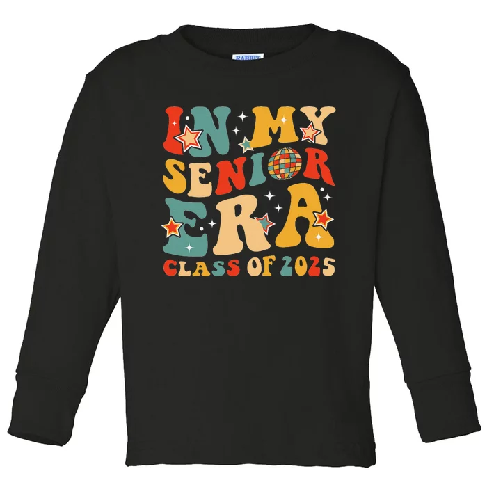 In My Senior Era Class Of 2025 Graduate Senior 2025 Toddler Long Sleeve Shirt