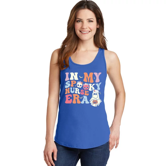 In My Spooky Nurse Era Funny Halloween Groovy Cute Gift Ladies Essential Tank