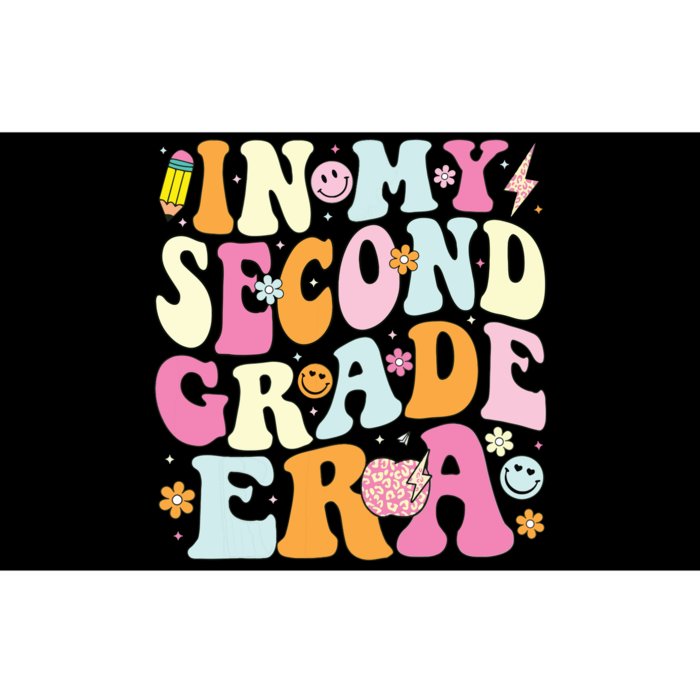 In My Second Grade Era 2nd Grade Teacher Groovy Retro Bumper Sticker