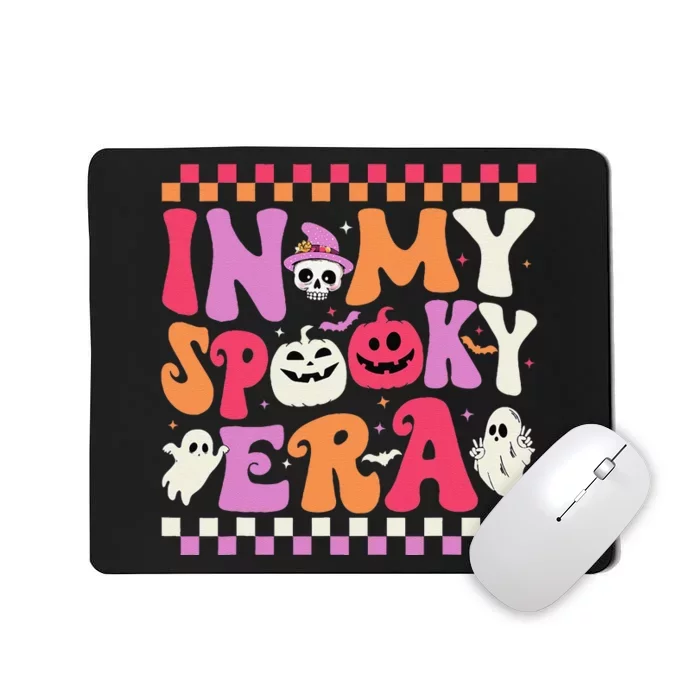 In My Spooky Era Halloween Ghost Groovy Hippie Halloween Mousepad