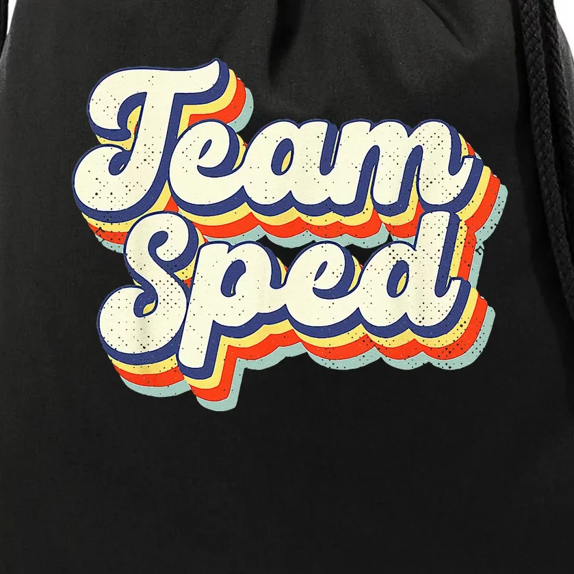 Inclusion Matters Special Education Team Sped Squad Teacher Drawstring Bag