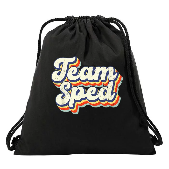 Inclusion Matters Special Education Team Sped Squad Teacher Drawstring Bag