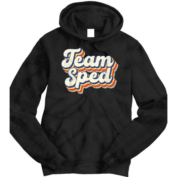 Inclusion Matters Special Education Team Sped Squad Teacher Tie Dye Hoodie