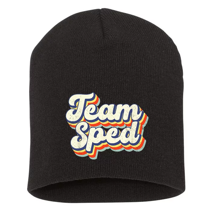 Inclusion Matters Special Education Team Sped Squad Teacher Short Acrylic Beanie