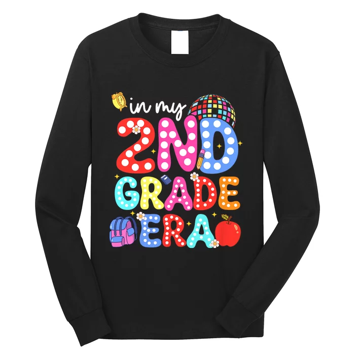 In My Second 2nd Grade Era Cute Second Grade Teacher Long Sleeve Shirt