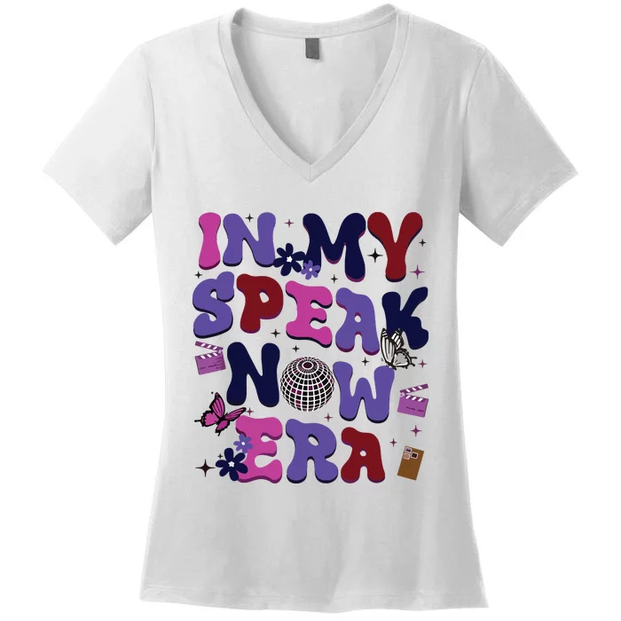 In My Speak Now Era Speaknow Ts Ts Women's V-Neck T-Shirt