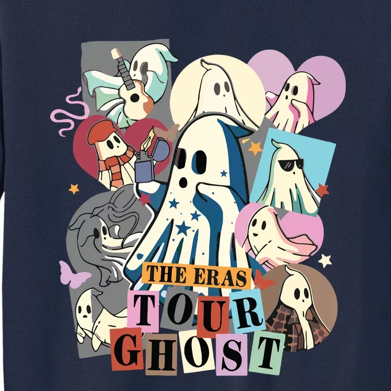 In My Spooky Era Groovy Hippie Halloween Ghost Tall Sweatshirt