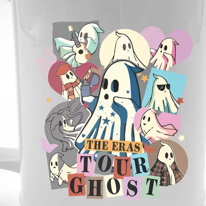 In My Spooky Era Groovy Hippie Halloween Ghost Front & Back Beer Stein