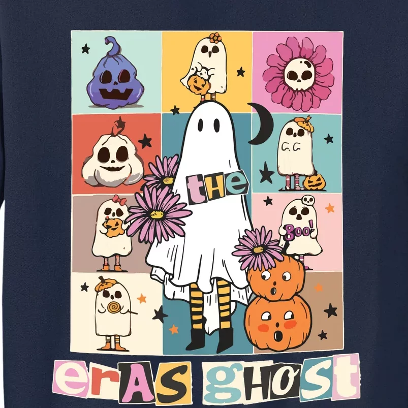 In My Spooky Era Groovy Hippie Halloween Ghost Tall Sweatshirt