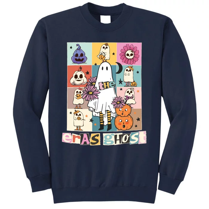 In My Spooky Era Groovy Hippie Halloween Ghost Tall Sweatshirt