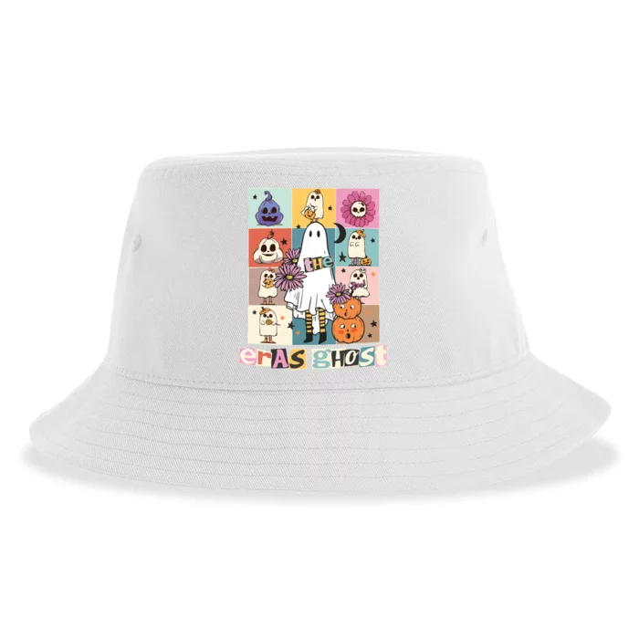 In My Spooky Era Groovy Hippie Halloween Ghost Sustainable Bucket Hat