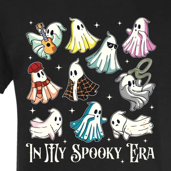 In My Spooky Era Music Lover Cute Ghost Halloween Costume Garment-Dyed Heavyweight T-Shirt