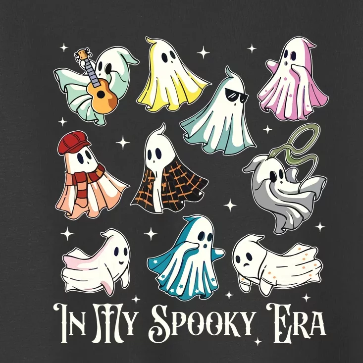 In My Spooky Era Music Lover Cute Ghost Halloween Costume Toddler T-Shirt