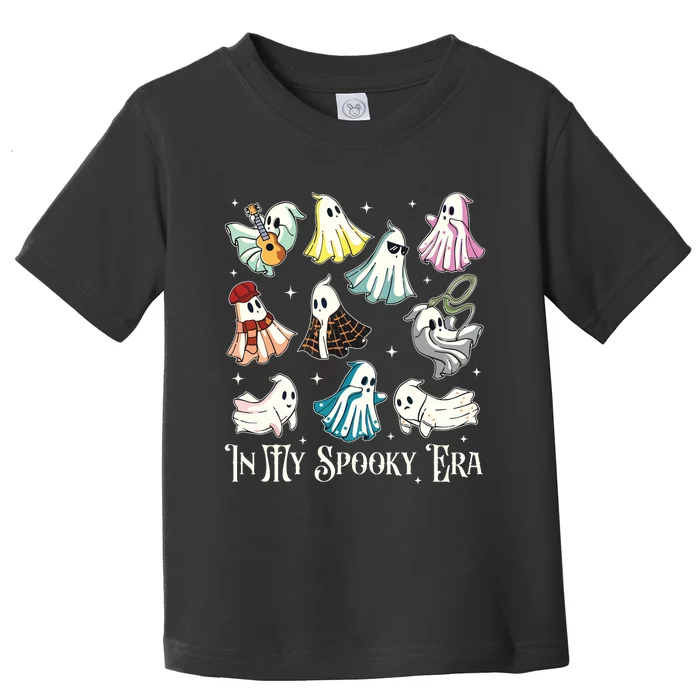 In My Spooky Era Music Lover Cute Ghost Halloween Costume Toddler T-Shirt