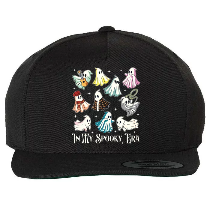 In My Spooky Era Music Lover Cute Ghost Halloween Costume Wool Snapback Cap