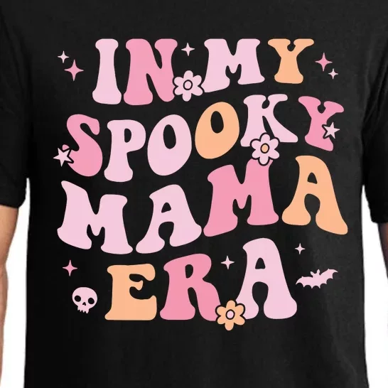 In My Spooky Mama Era Retro Halloween Witchy One Spooky Mom Pajama Set