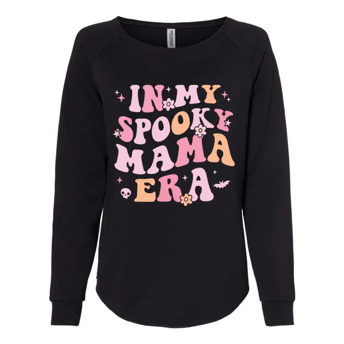 In My Spooky Mama Era Retro Halloween Witchy One Spooky Mom Womens California Wash Sweatshirt