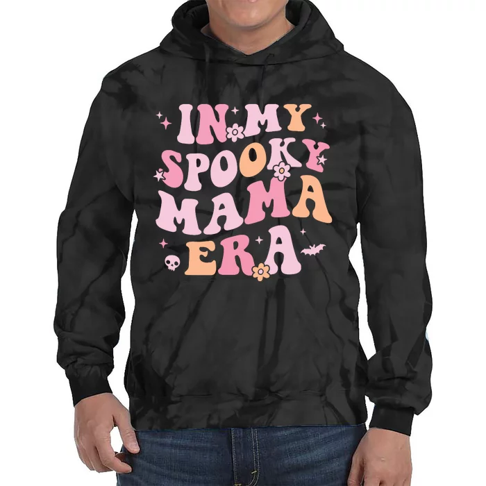 In My Spooky Mama Era Retro Halloween Witchy One Spooky Mom Tie Dye Hoodie