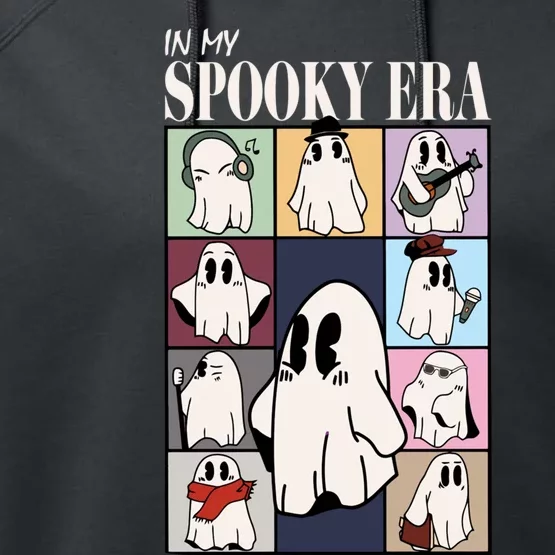 In My Spooky Era Spooky Season Funny Ghost Retro Halloween Performance Fleece Hoodie