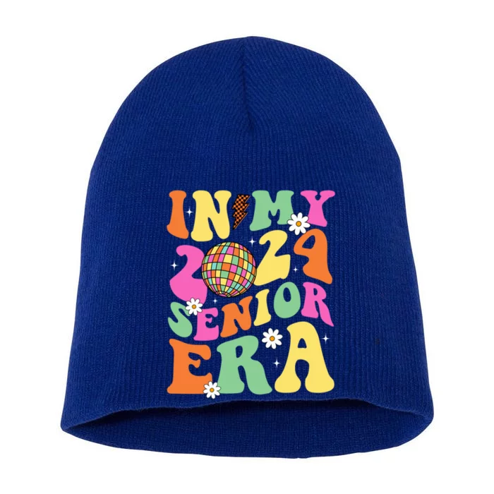 In My Senior Era Class Of 2024 Last Day School Graduate Meaningful Gift Short Acrylic Beanie