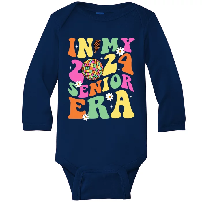 In My Senior Era Class Of 2024 Last Day School Graduate Meaningful Gift Baby Long Sleeve Bodysuit