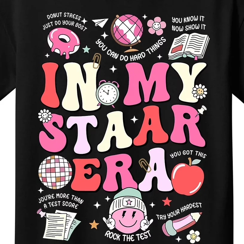 In My Staar Era Motivational Testing Test Day Funny Teacher Kids T-Shirt