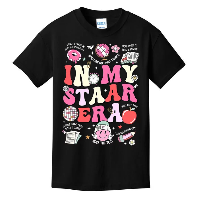 In My Staar Era Motivational Testing Test Day Funny Teacher Kids T-Shirt